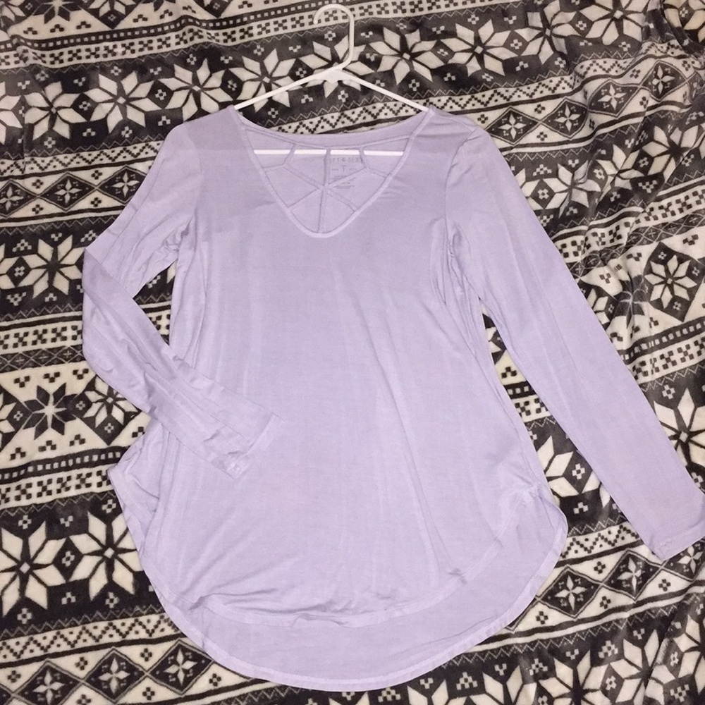 Soft and sexy long sleeve T-shirt